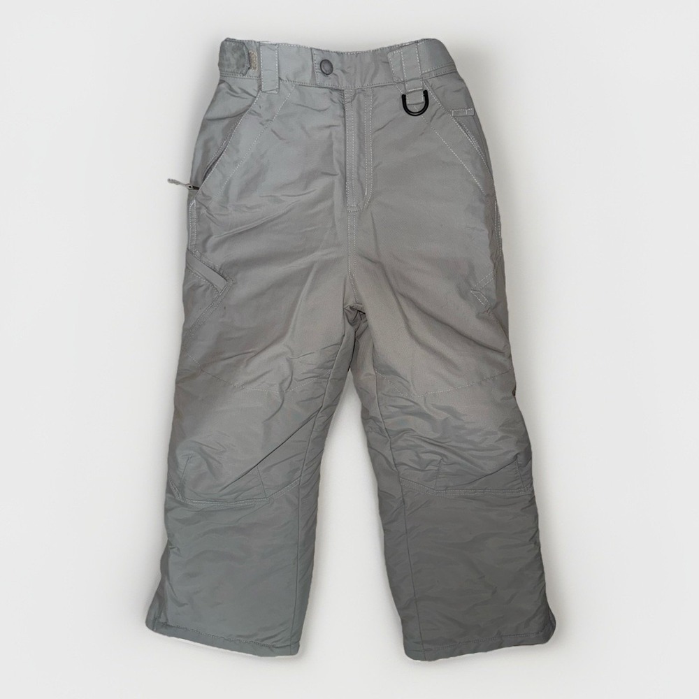 L.L.Bean Gray Snow Pants Kids Size 8 Insulated Ski Snowboard Outdoor Youth